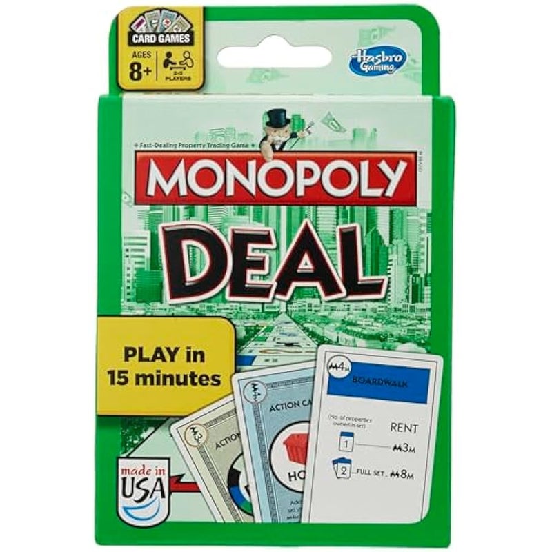 لعبة بطاقات مونوبولي Deal من هاسبرو - Image 1